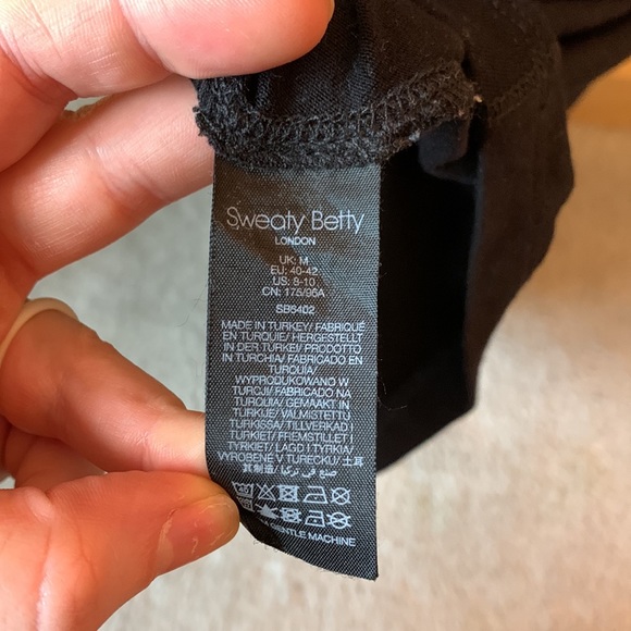 Sweaty Betty Take It Easy Dress Black Size Medium - Picture 9 of 11